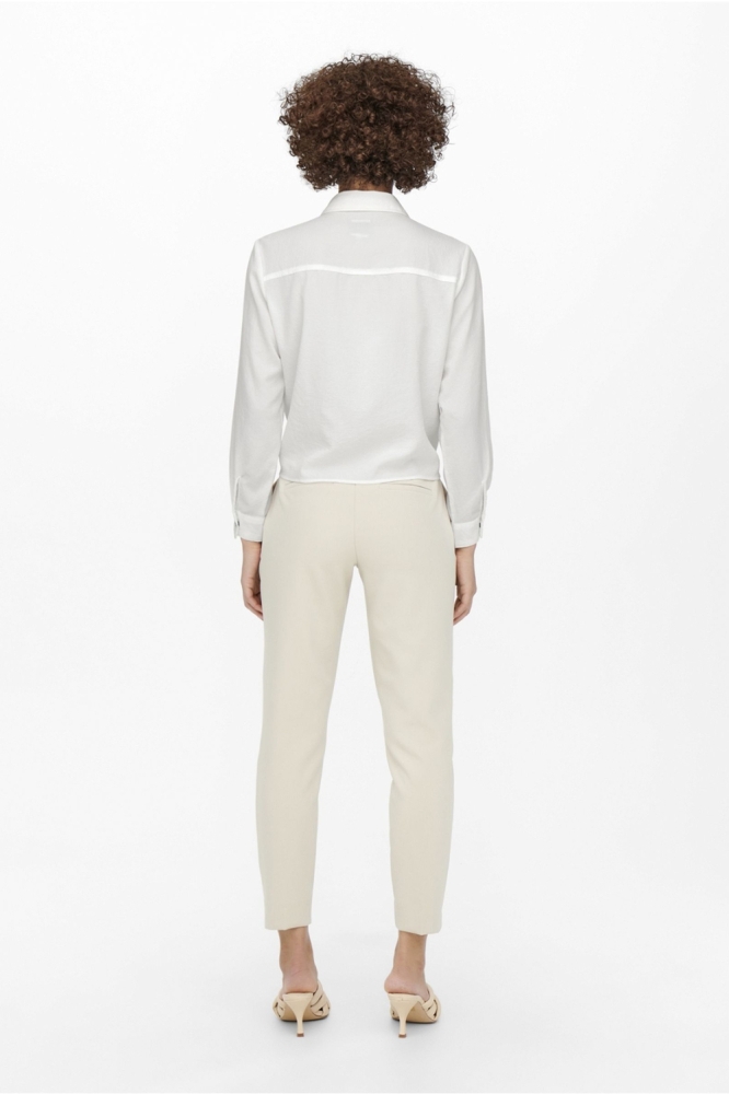 ONLLECEY LS KNOT SHIRT NOOS 15195910 Cloud Dancer